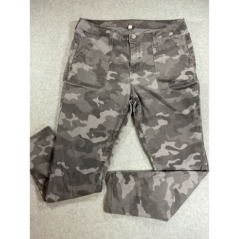 Utility Seven7 Grey Camo Skinny Pants Womens Size 14 Camo Stretch Utility 1765